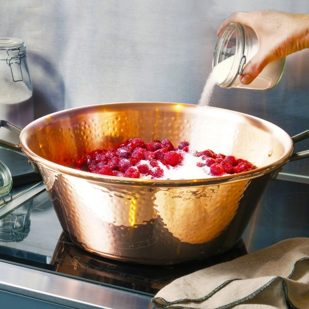 Bassine à Confiture en Cuivre